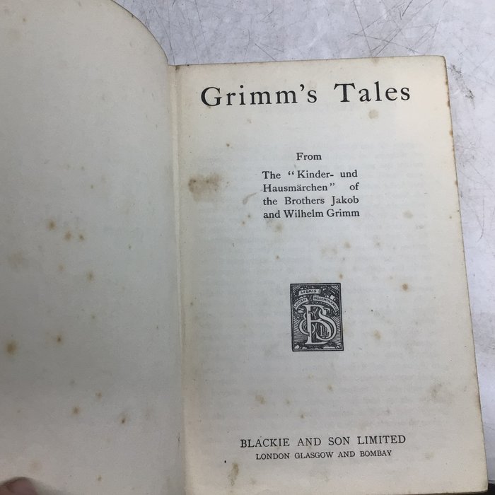 Brothers Grimm - Grimm's Fairy Tales - 1890