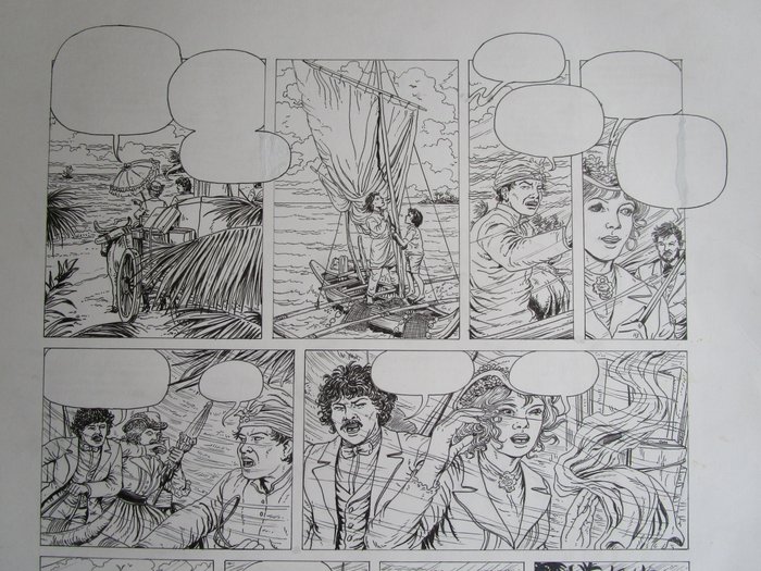 Ersel - 1 Original page - Saga van een wraak - 1991