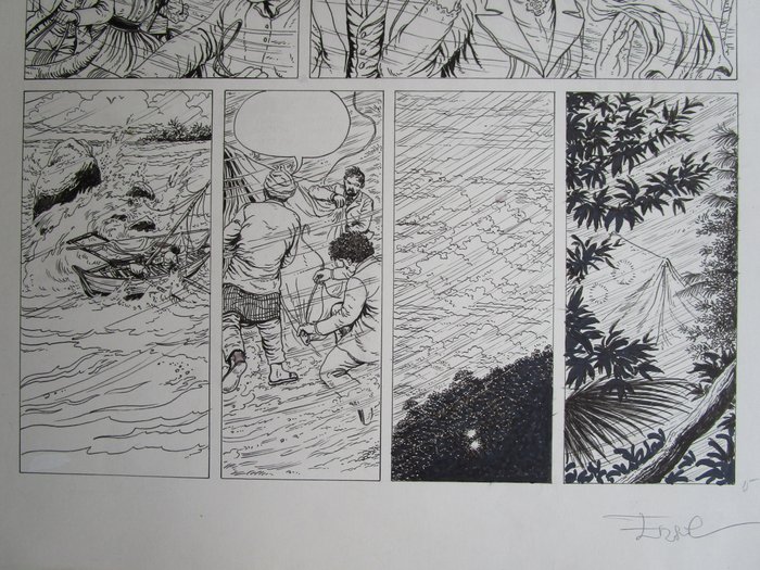 Ersel - 1 Original page - Saga van een wraak - 1991