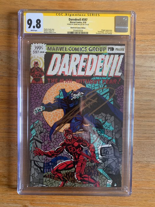 Daredevil - #597 Signed by Frank Miller!! Shattered Edition - 1 Graded comic - 2018 - CGC 9.8