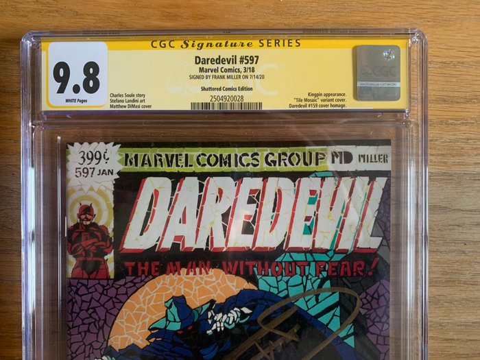 Daredevil - #597 Signed by Frank Miller!! Shattered Edition - 1 Graded comic - 2018 - CGC 9.8