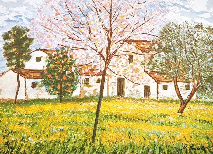 Michele Cascella (1892-1989) - Primavera Abruzzese