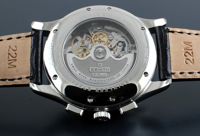 Zenith - El Primero - Grande Class Open - Column Wheel Chronograph - Ref. No: 03.0520.4021 - Mænd - 2000-2010