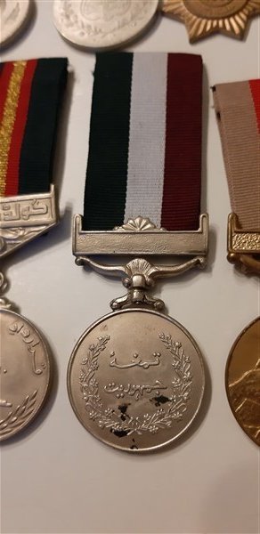 Pakistan - Militærmedalje - samling af pakistan medaljer