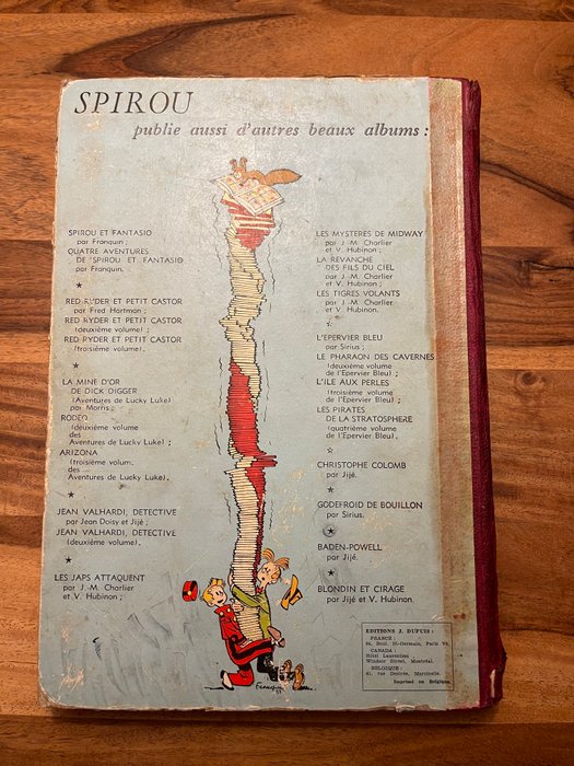 Spirou (magazine) - Recueil n°33 - 1 Album - Første belgiske udgave - 1950