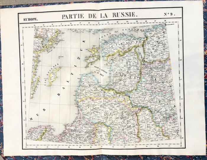 Litauen - Lettonie, Estonia, Russie; Chanlaire - Partie de La Russie - 1821-1850