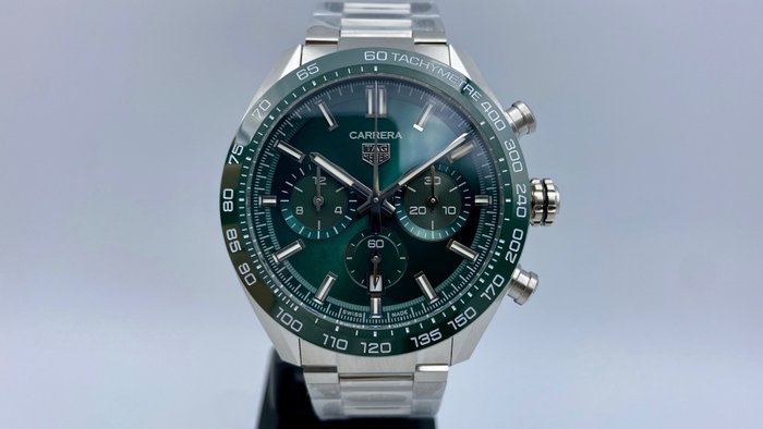 TAG Heuer - Carrera Chronograph Automatic 44 Green - CBN2A1NBA0643 - Mænd - 2024