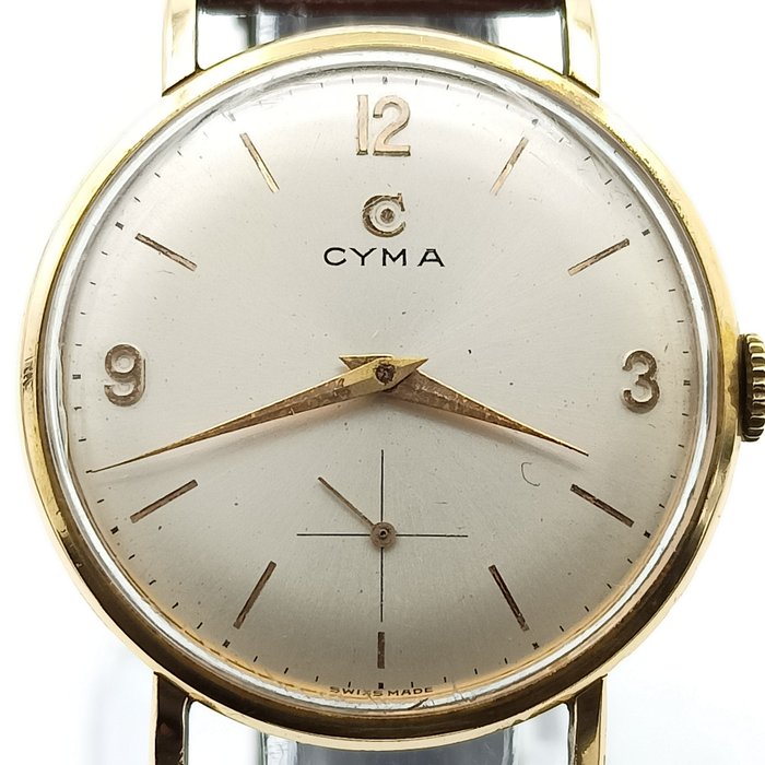 Cyma - Solid Gold - 1061 - 238 - Mænd - 1960-1969