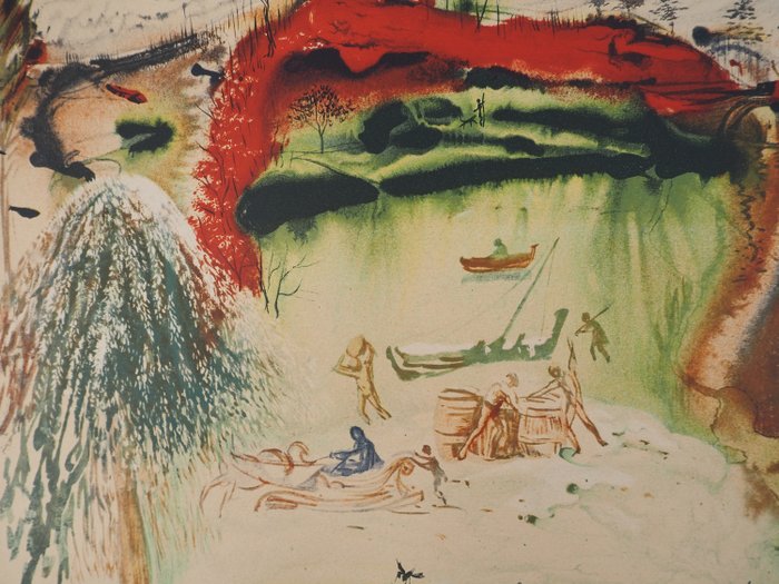 Salvador Dali (1904-1989) - Les quatre saisons : L'Hiver