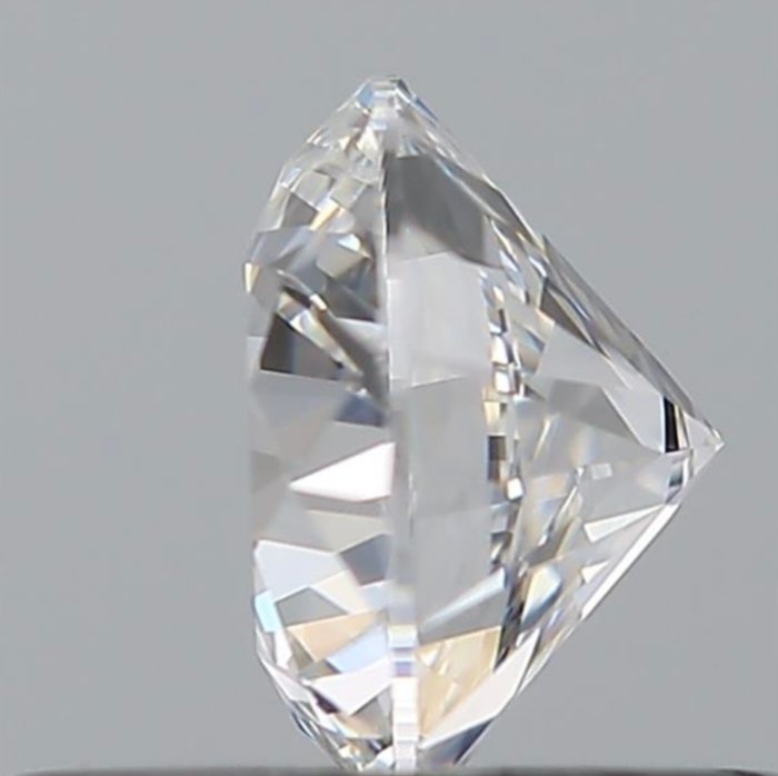 Ingen mindstepris - 1 pcs Diamant  (Natur)  - 0.50 ct - Rund - D (farveløs) - IF - Gemological Institute of America (GIA)