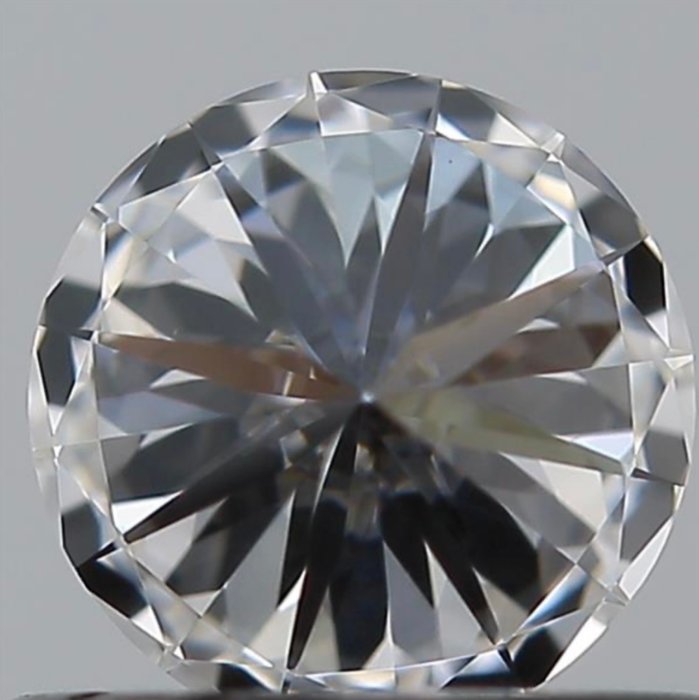 Ingen mindstepris - 1 pcs Diamant  (Natur)  - 0.50 ct - Rund - D (farveløs) - IF - Gemological Institute of America (GIA)