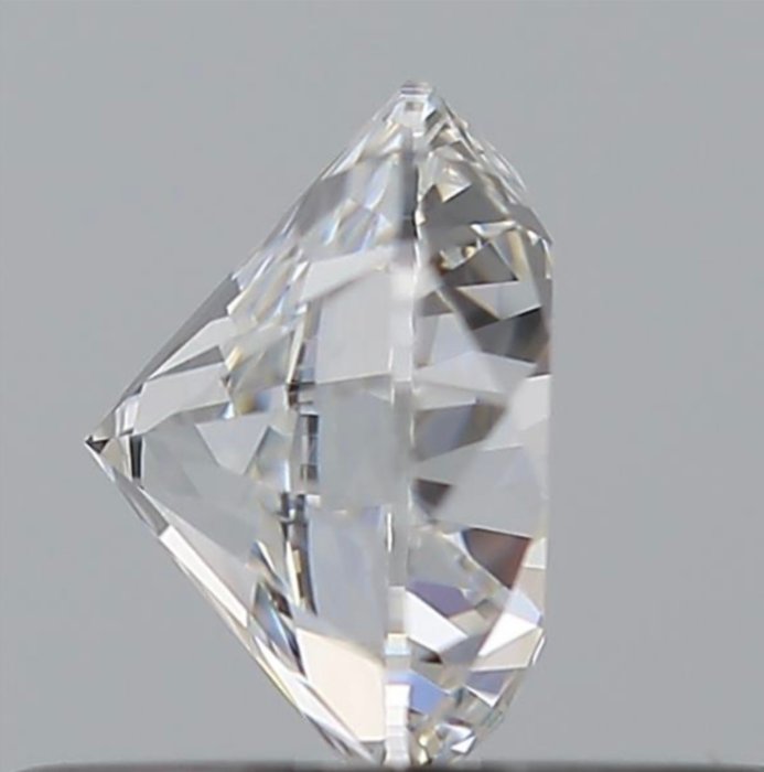 Ingen mindstepris - 1 pcs Diamant  (Natur)  - 0.50 ct - Rund - D (farveløs) - IF - Gemological Institute of America (GIA)