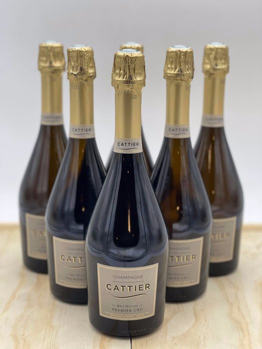 Cattier, Brut Nature - Champagne Premier Cru - 6 Flasker (0,75 L)