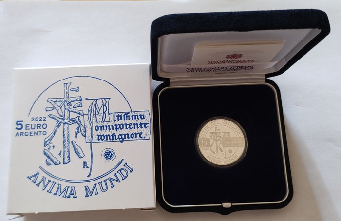 Vatikanstaten. 5 Euro 2022 "Anima Mundi" Proof  (Ingen mindstepris)