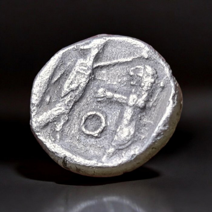 Fønikien, Sidon. Ba'alšillem II, circa 401-366 BC. 1/16 Shekel.  (Ingen mindstepris)