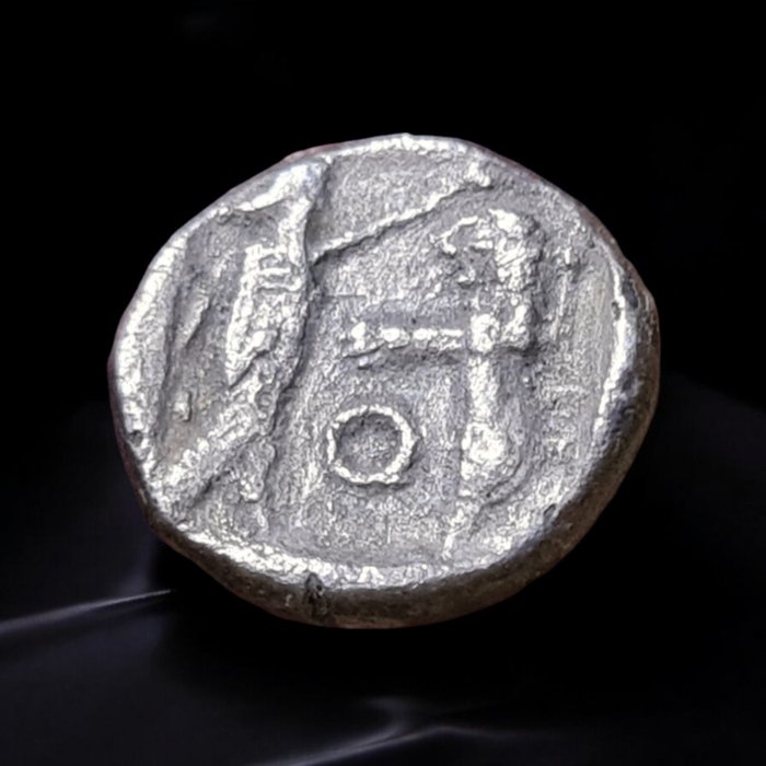 Fønikien, Sidon. Ba'alšillem II, circa 401-366 BC. 1/16 Shekel.  (Ingen mindstepris)