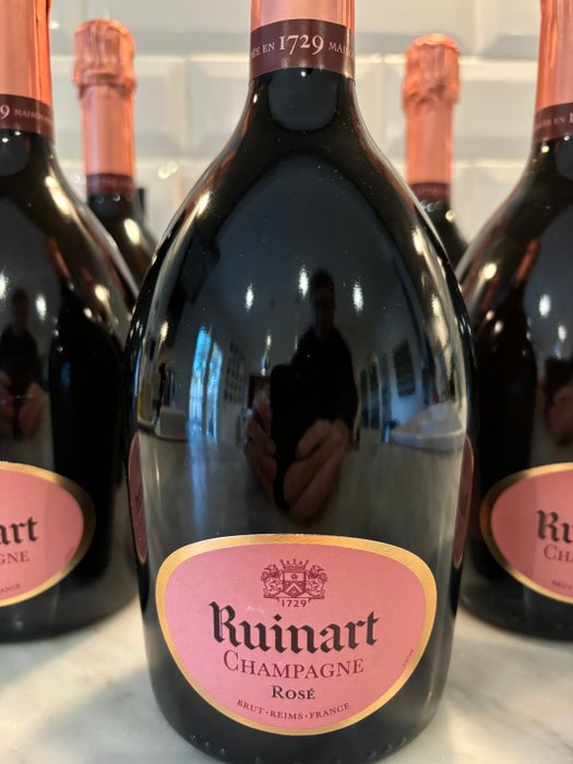 Ruinart, Brut Rosé - Champagne - 6 Flasker (0,75 L)