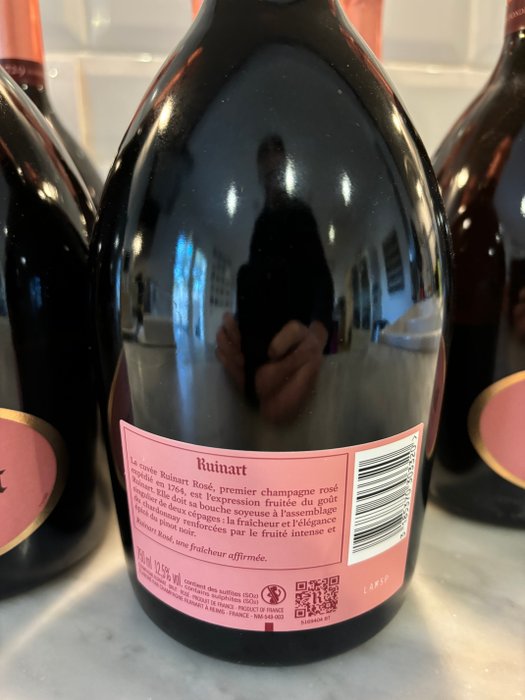 Ruinart, Brut Rosé - Champagne - 6 Flasker (0,75 L)