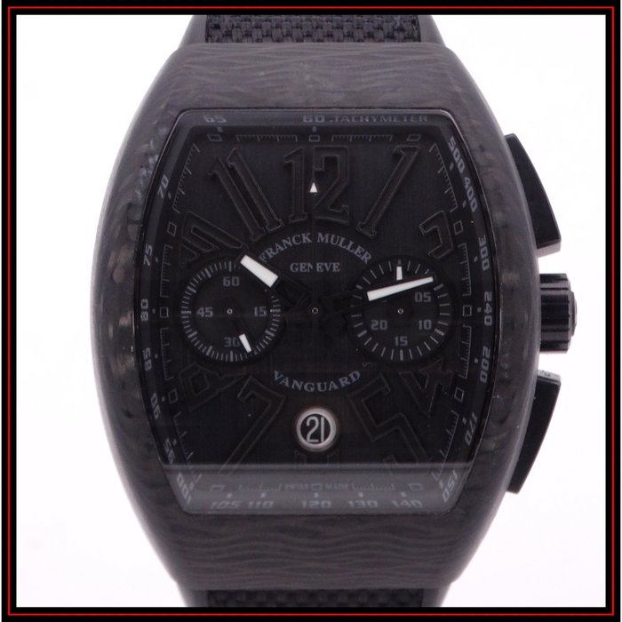 Franck Muller - Vanguard Chronograph Carbon - V 45 CC DT NR CB - Mænd - 2011-nu