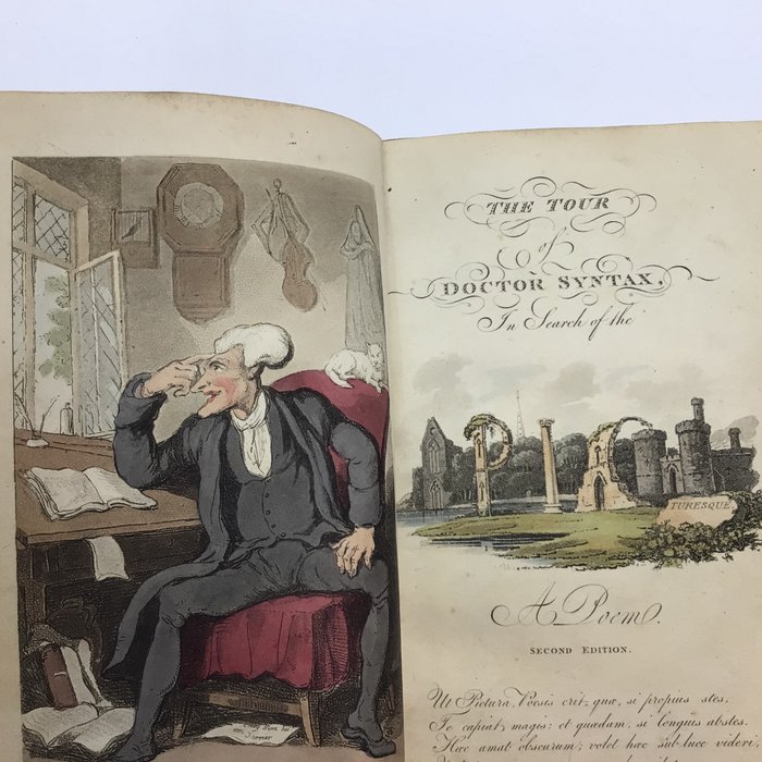 William Combe / Thomas Rowlandson (ill) - The Tour of Doctor Syntax - In search of the Picturesque a poem - 1812