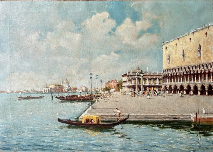 Renzo de Benedetti  (1904 - 1958) - Blick auf Venedig