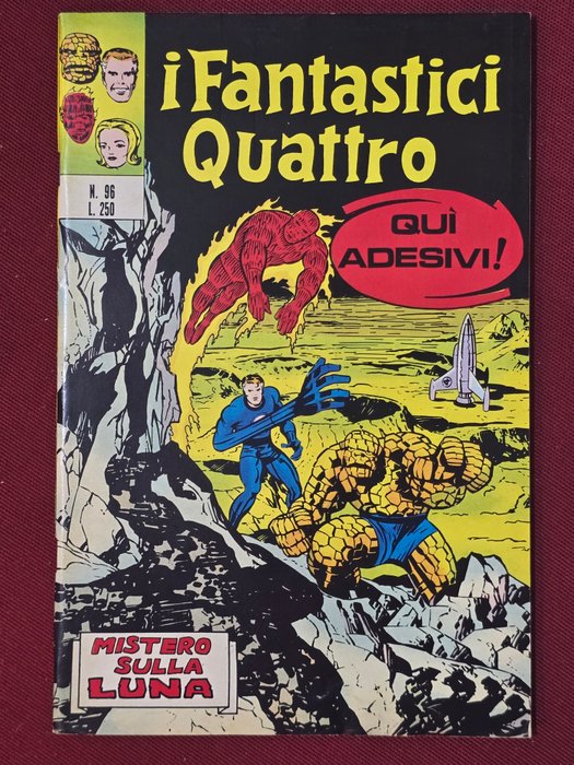 I Fantastici Quattro n 96 - originale completo di Adesivi - 1 Comic - Første udgave