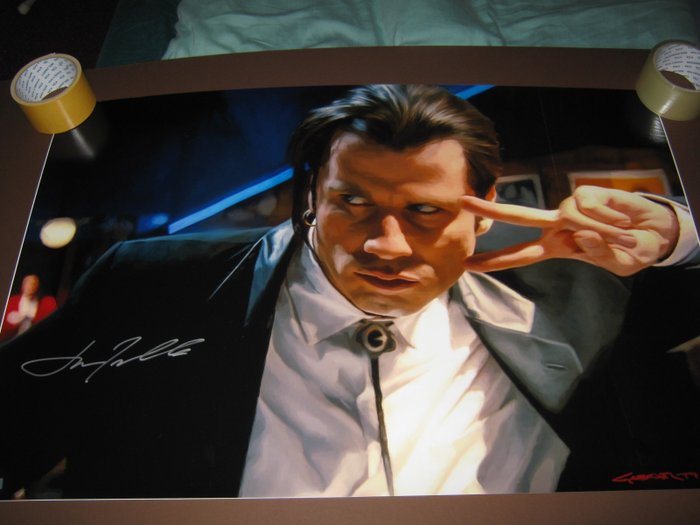 Pulp Fiction - Signed by John Travolta (Vincent Vega) - With COA Celebrity Authentics - Private Signing