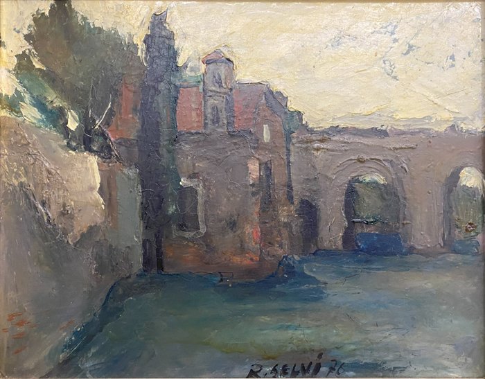 Renato Selvi  (1914) - Scorcio di Roma