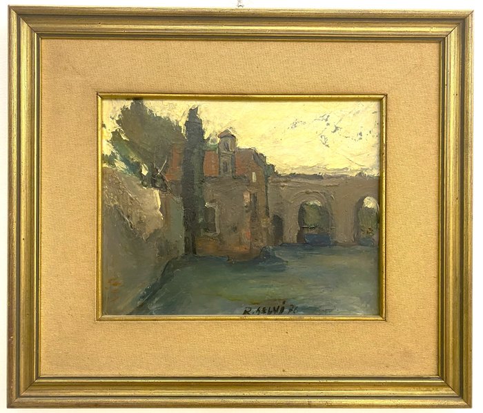 Renato Selvi  (1914) - Scorcio di Roma