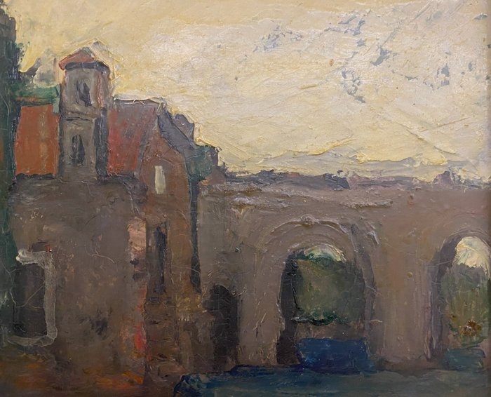 Renato Selvi  (1914) - Scorcio di Roma