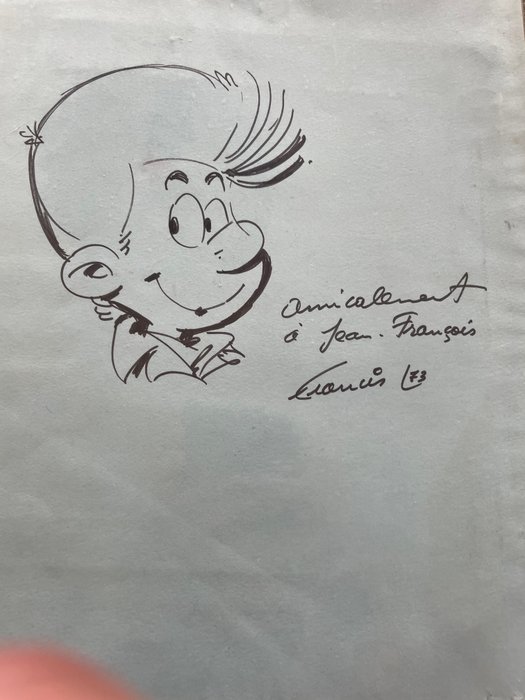 Francis - 1 Original signeret tegning - Marc Lebut - 1973