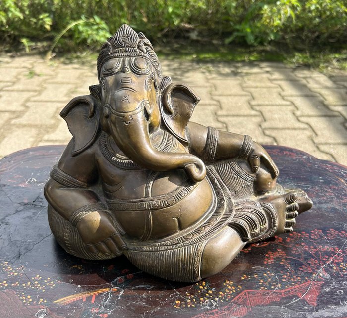 Ganesha statue 54 kg - Bronze - Indien - Anden halvdel af det 20 århundrede