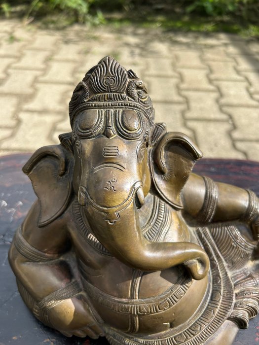 Ganesha statue 54 kg - Bronze - Indien - Anden halvdel af det 20 århundrede