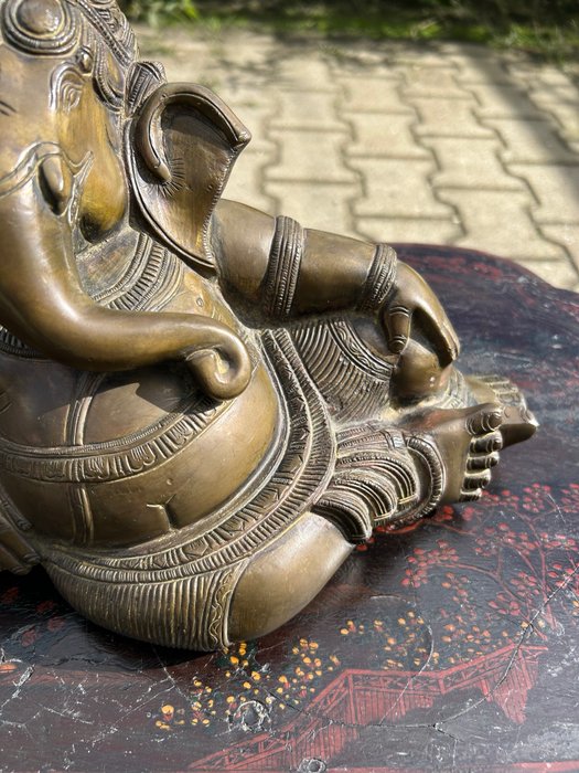 Ganesha statue 54 kg - Bronze - Indien - Anden halvdel af det 20 århundrede