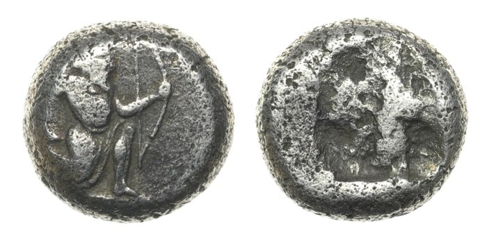 Achæmenidiske rige. Time of Xerxes II to Artaxerxes II (420-375 BC). 1/4 Siglos / Carradice Type IV B (pl. XIV, 43)  (Ingen mindstepris)