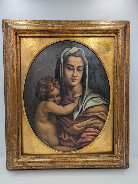 Scuola italiana (XX), da Andrea del Sarto - Madonna con Bambino