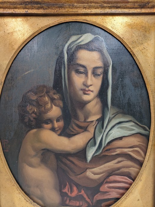 Scuola italiana (XX), da Andrea del Sarto - Madonna con Bambino