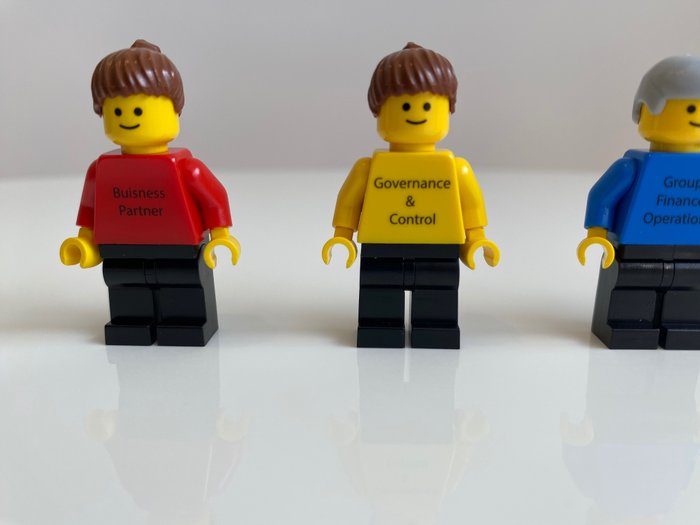 Lego - Promotional - Promo028 Promo029 Promo030 Promo031 - Official Lego Internal Business Unit Minifigures 4 pcs - 2010-2020 - Danmark