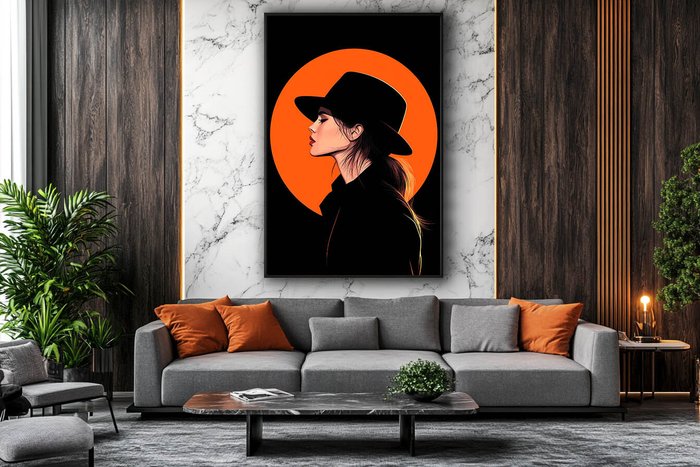 Lea Ottavi - Orange Glow Portrait XXL