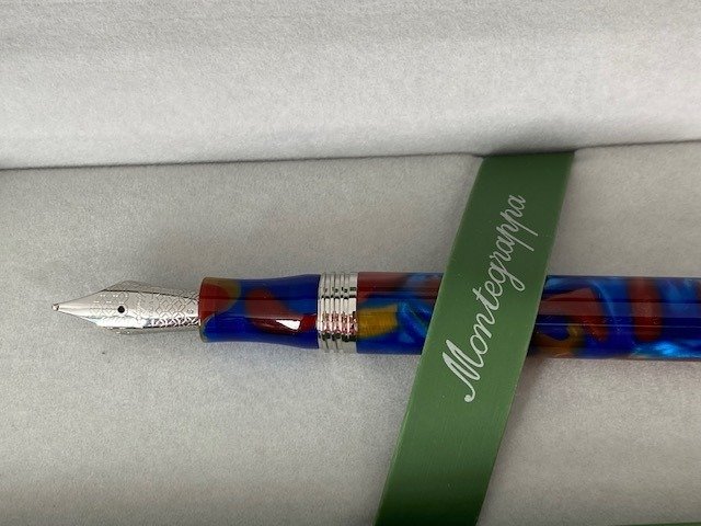 Montegrappa - Ducale Murano Astratto Resin Fountain Pen - Fyldepen