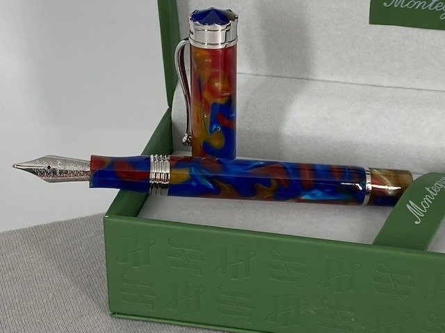 Montegrappa - Ducale Murano Astratto Resin Fountain Pen - Fyldepen