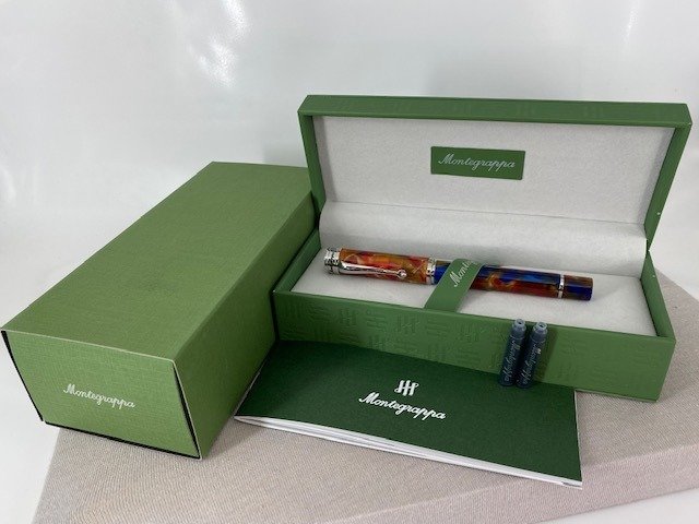 Montegrappa - Ducale Murano Astratto Resin Fountain Pen - Fyldepen