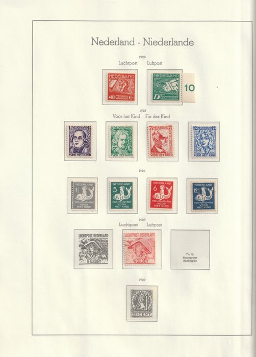 Holland 1923/1942 - samling - tussen NVPH 82/83 en 402/403