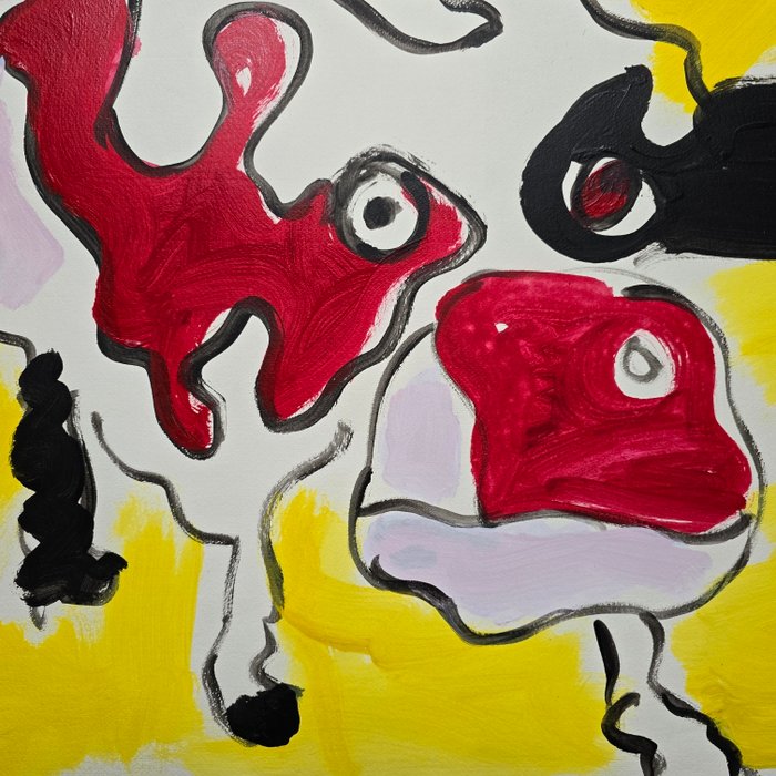 Peter Diem (1945) - Cow in Yellow