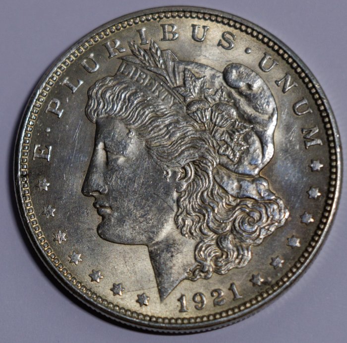 Förenta staterna. Morgan Dollar 1921  (Ingen mindstepris)