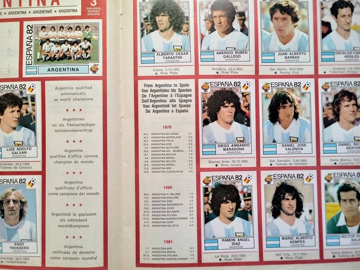 Panini - World Cup Espańa 82 - Internatinal Edition - 1 Complete Album