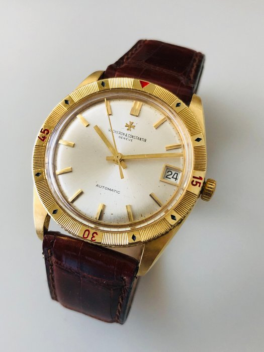 Vacheron Constantin - Thunderbird Turn-o-graph Yellow gold automatic - Silver dial - only 100s pcs ever made aprox - 6782 - Unisex - 1960-1969