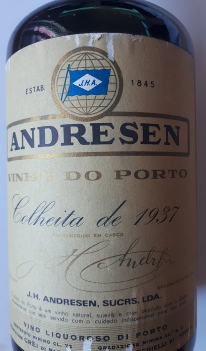 1937 Andresen - Colheita Port - Flasket 1972 -  Douro  - 1 Flaske (0,75L)