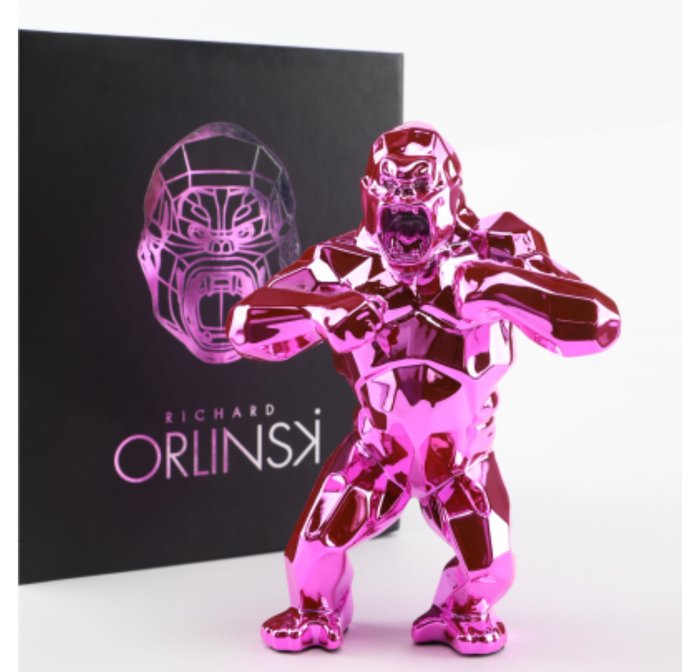 Richard Orlinski (1966) - Kong Spirit - SOLD OUT  Pink Edition