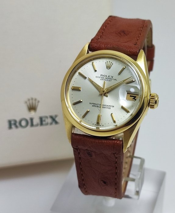 Rolex - Datejust 18K Yellow Gold - Ref. 6627 - Kvinder - 1970-1979